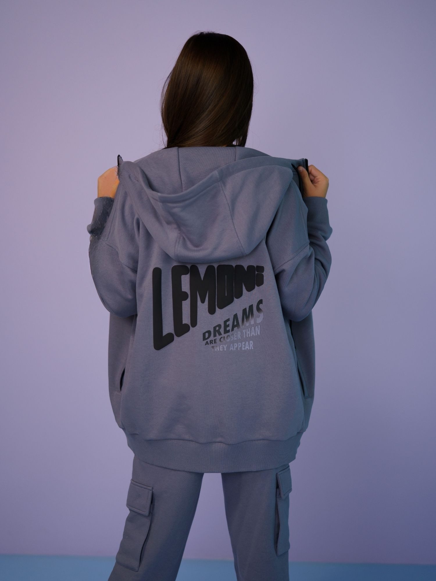Kapuzensweatjacke Unisex Zip-Hoodie in Urban-Style DREAMS