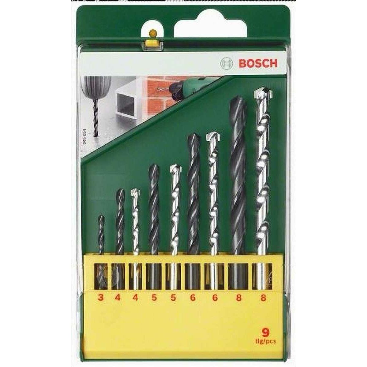 BOSCH Bohrer- und Bitset Bosch 9tlg. günstig online kaufen