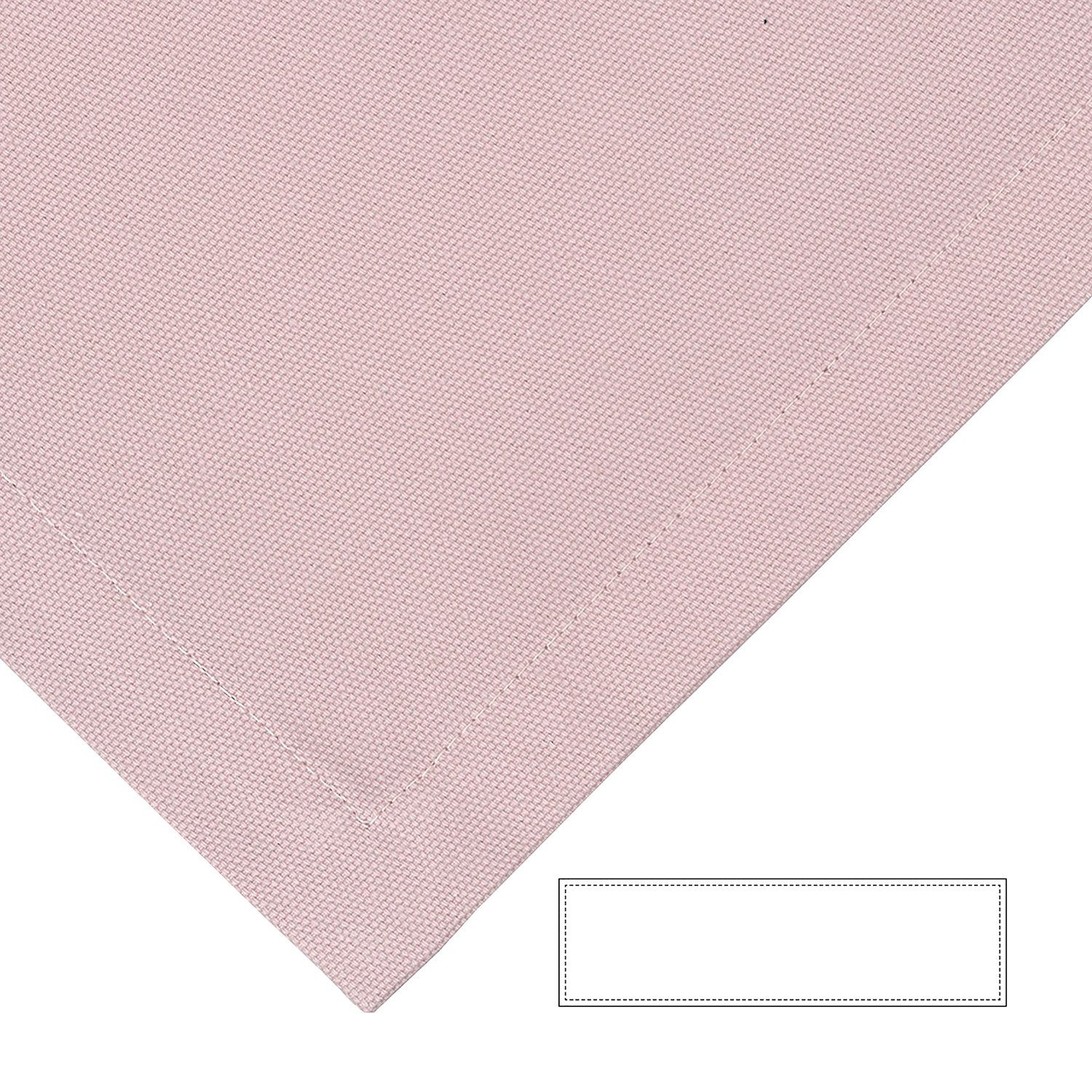 Leinen waschbar, Baumwolle 70 - 40° - Tischläufer T.140cm, Bente rose % B.40cm x Tischläufer Fink % + Aus 70%Baumwolle/30%Leinen bis 30 -