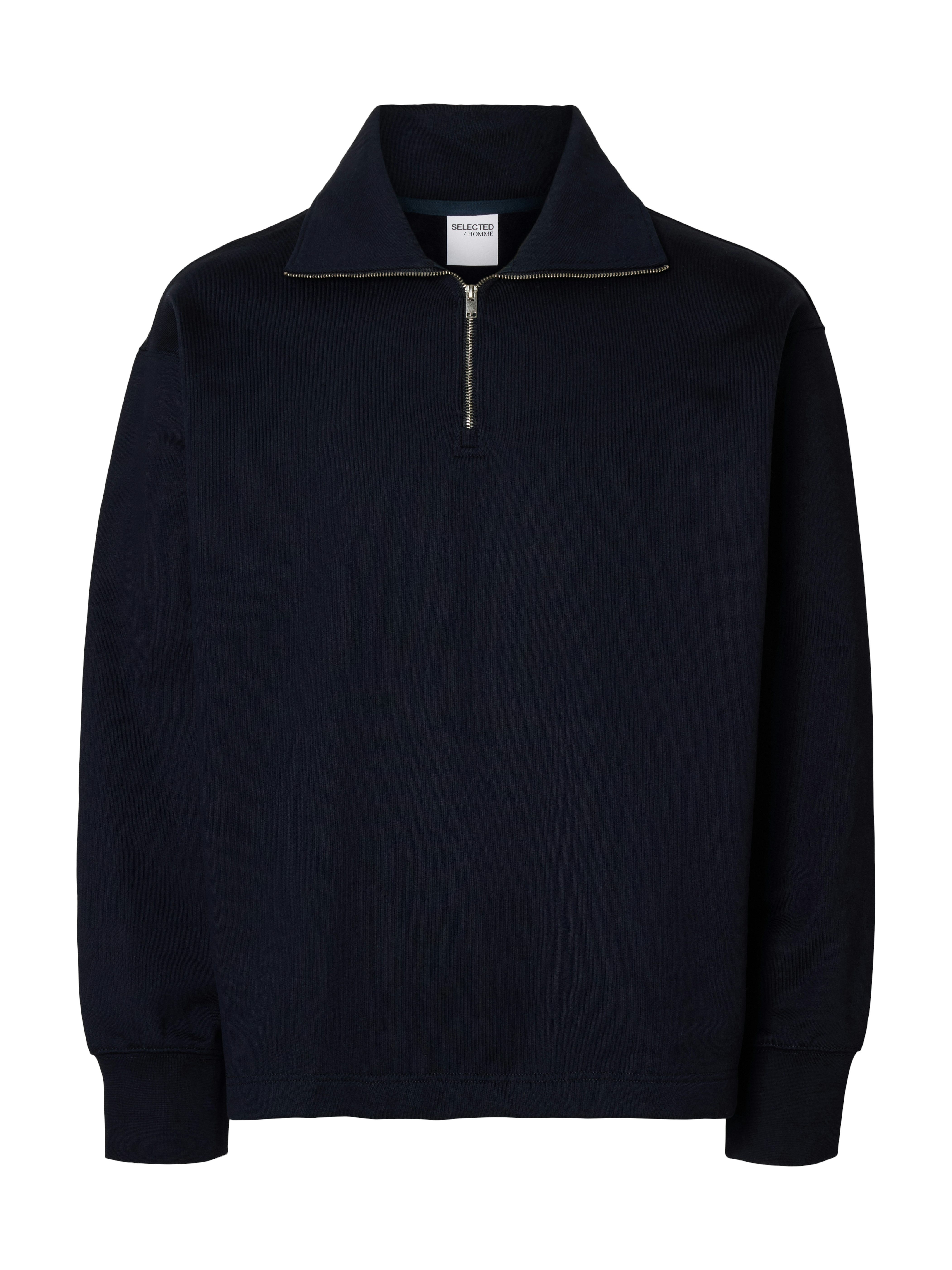 Selected Sweater SLHZREG-DAN SWEAT HALF ZIP günstig online kaufen