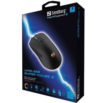 Sandberg »Sandberg Wireless Sniper Mouse 2« Gaming-Maus (Funk)