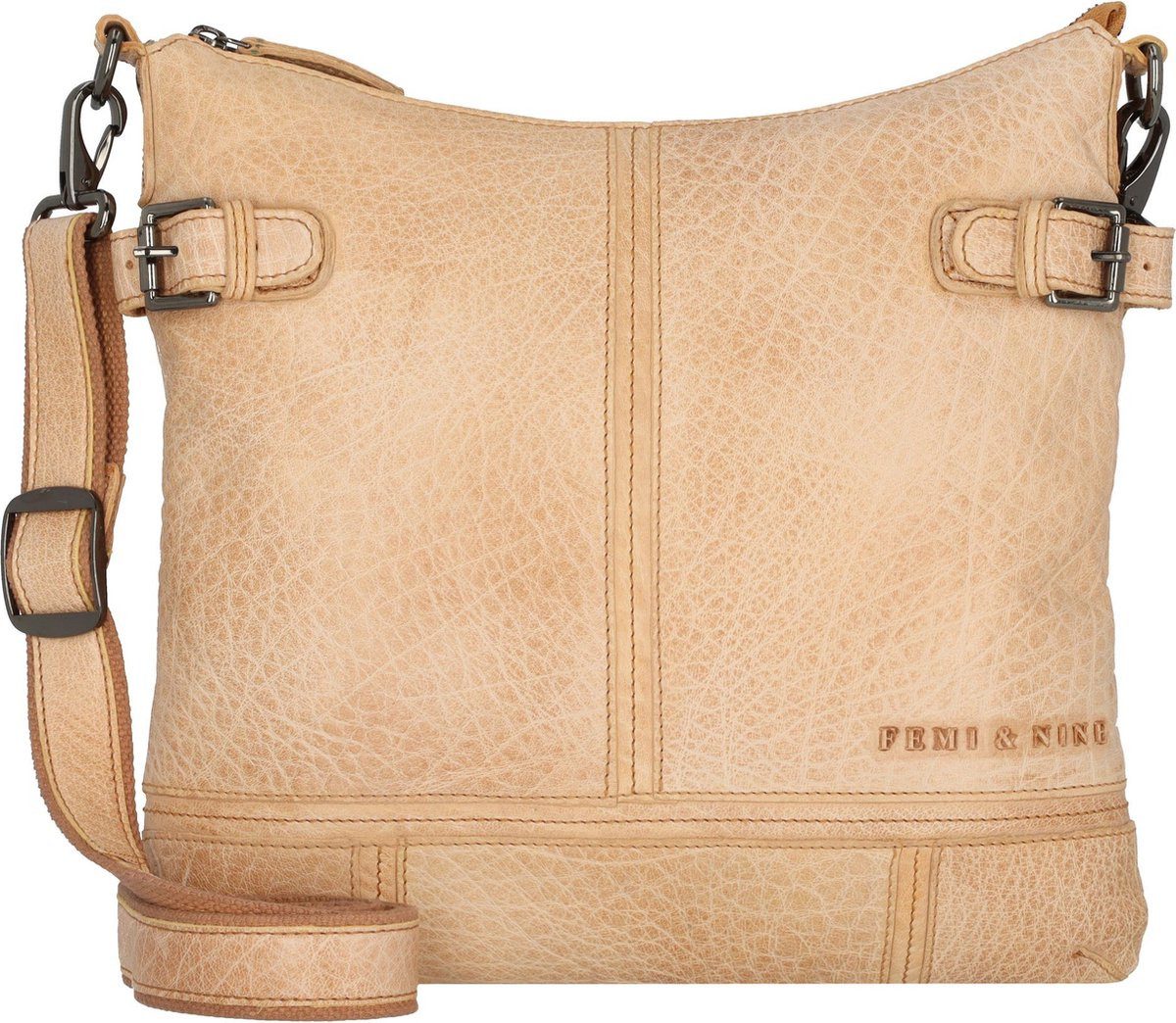 GreenLand Nature Umhängetasche Femi & Nine Crossbody 33 cm Sand