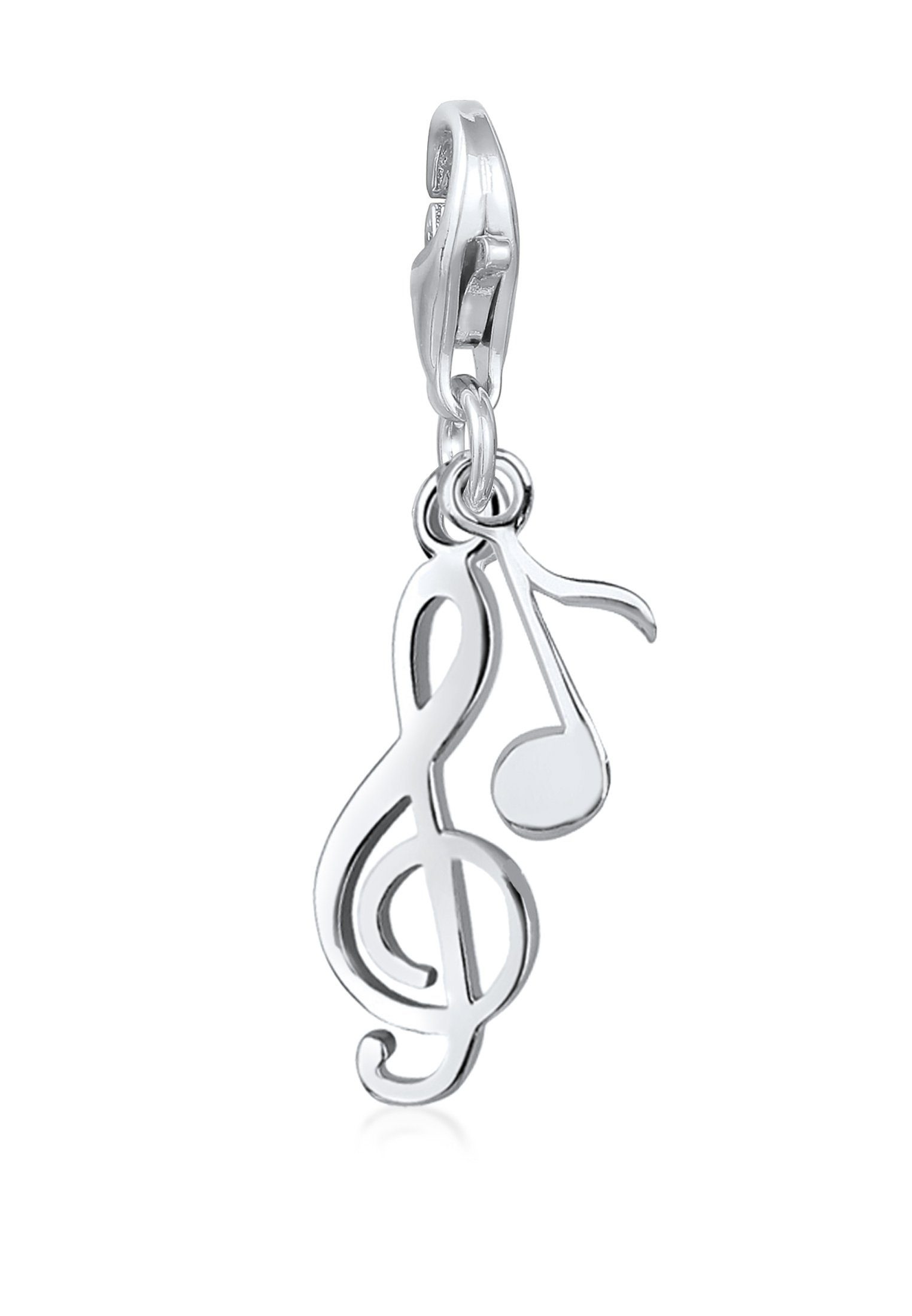 Elli Charm-Einhänger Notenschlüssel Note Musik Melodie 925 Silber, Note