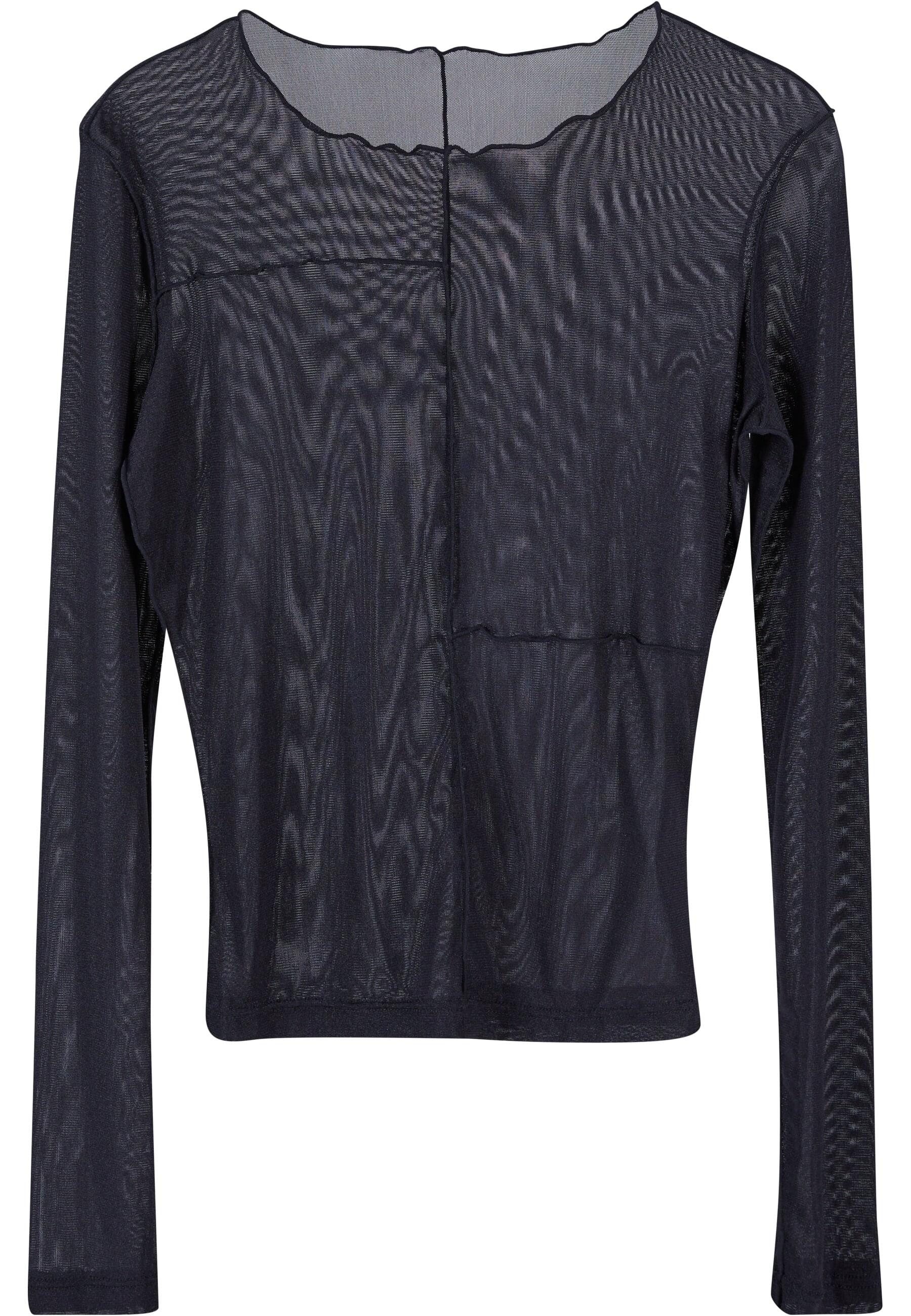 URBAN CLASSICS Longsleeve Urban Classics Damen Ladies Exposed Seam Mesh Lon günstig online kaufen