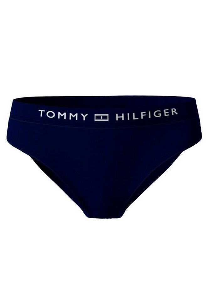 Bademode - Tommy Hilfiger Bikini Hose, mit Tommy Hilfiger Schriftzug am Bund › blau  - Onlineshop OTTO