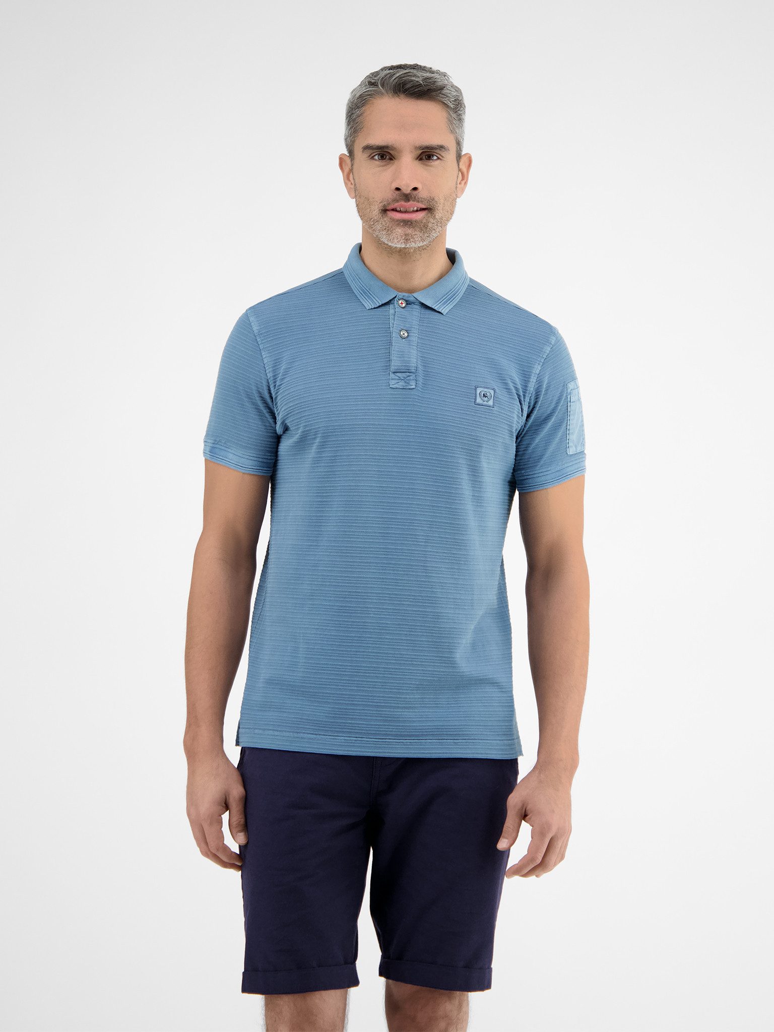 LERROS Poloshirt mit Streifen Muster