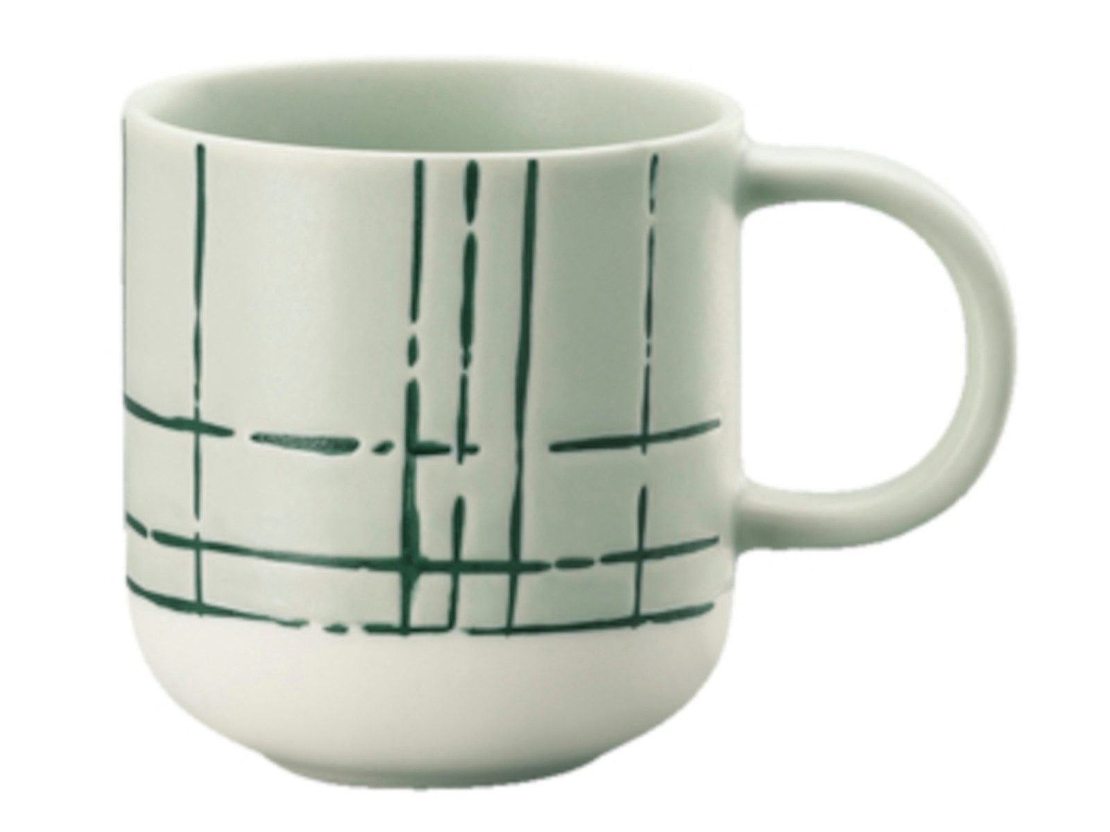 Thomas Porzellan Espressotasse FUN Karo light Espresso-Obertasse 0,12l, Porzellan