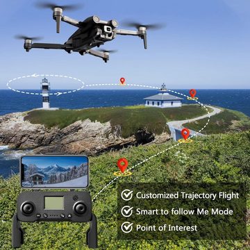 le-idea Drohne (4K, Faltbare RC-Quadcopter-Drohnen für Anfänger, 5G WIFI FPV Live Video)