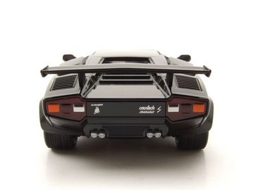 Welly Modellauto Lamborghini Countach schwarz Modellauto 1:24 Welly, Maßstab 1:24