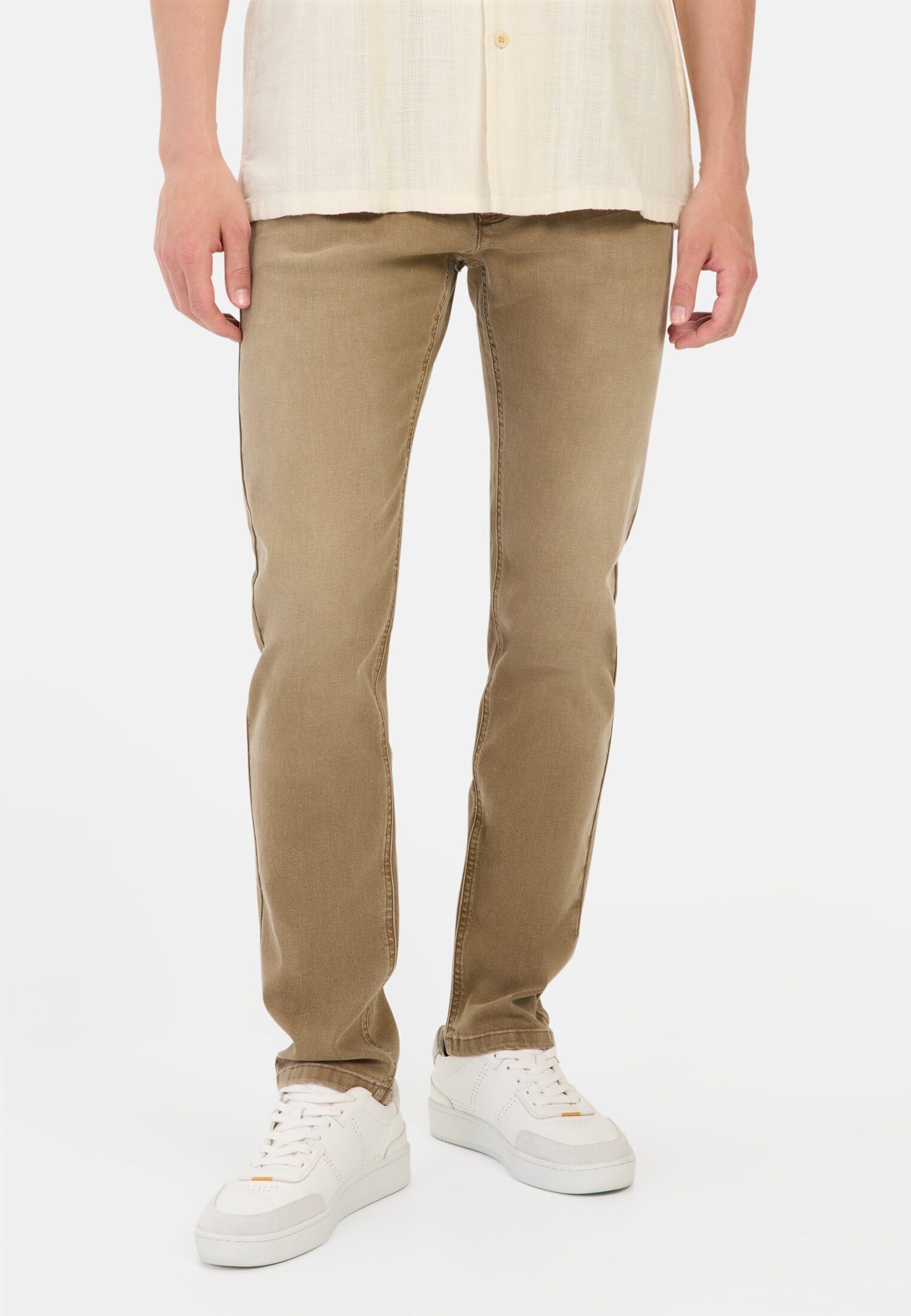 camel active 5-Pocket-Jeans aus Baumwolle Slim günstig online kaufen