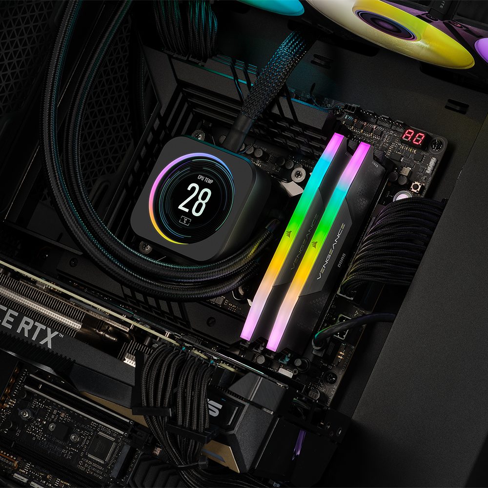Corsair VENGEANCE RGB DDR5 Memory PC-Arbeitsspeicher (Kundenspezifische Leistungs-PCB)