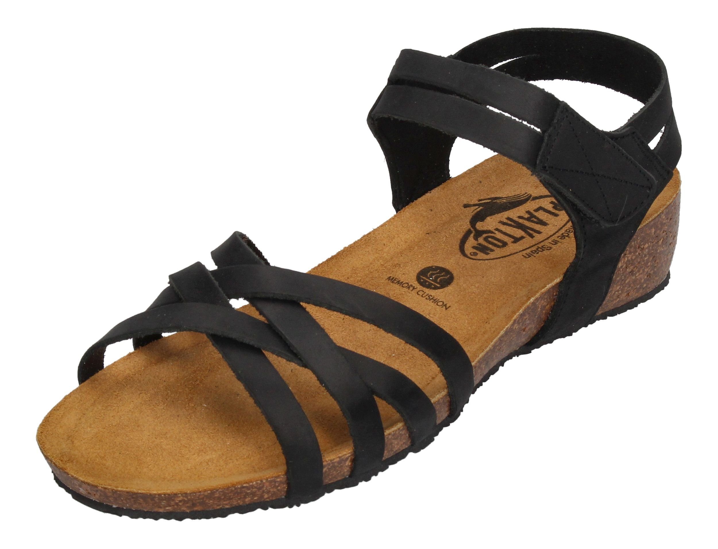 Plakton Normandie 776098 Riemchensandalette Negro