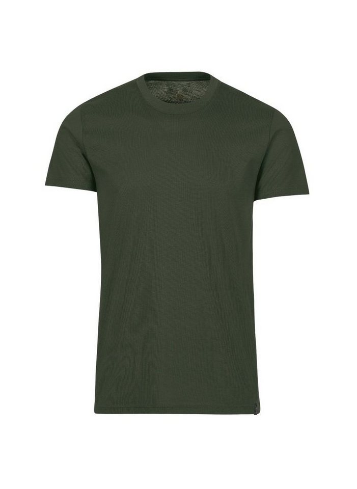 Trigema T-Shirt TRIGEMA Slim Fit T-Shirt aus DELUXE Baumwolle,  Figurbetonter Schnitt