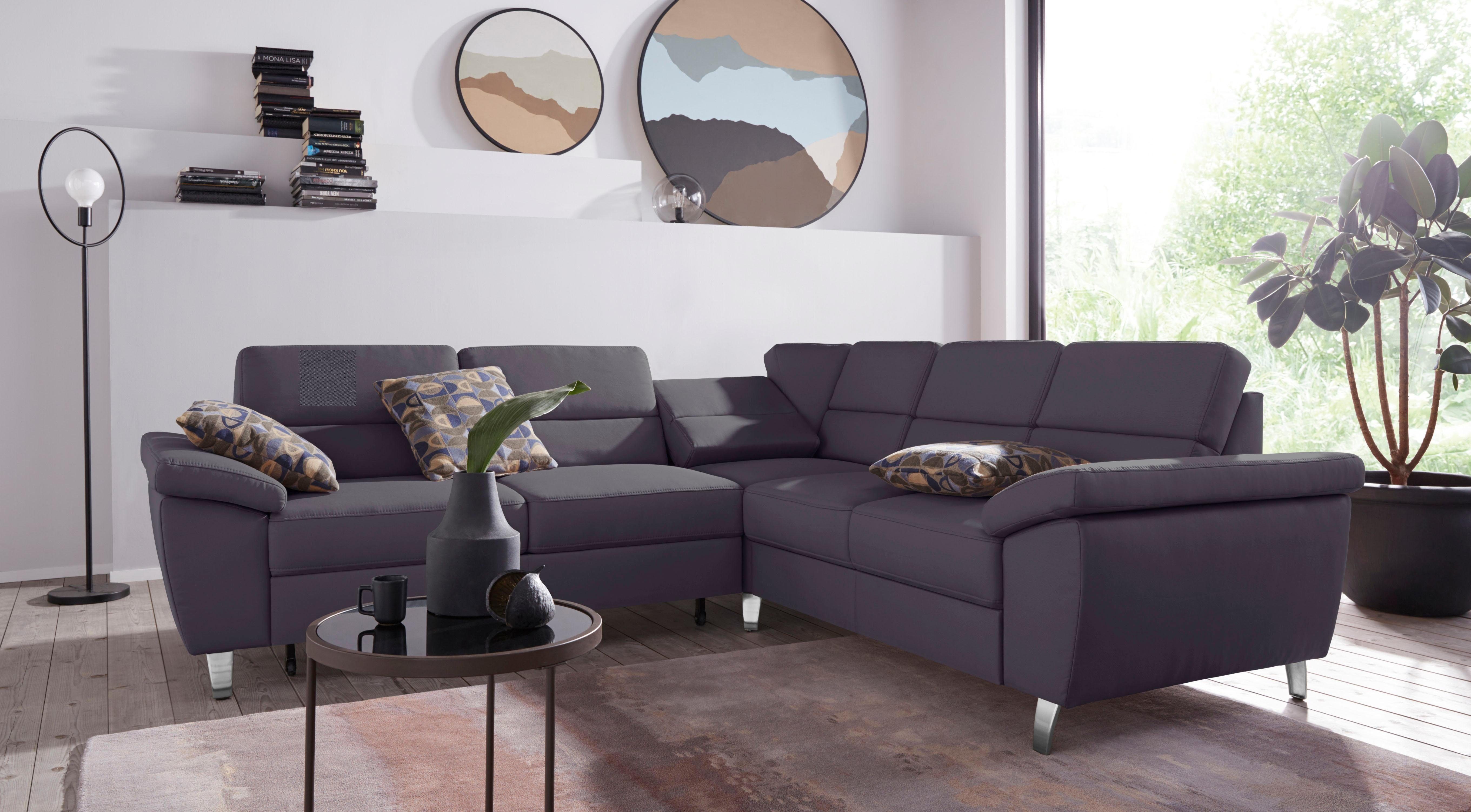 sit&more Ecksofa Sorano L-Form, wahlweise mit Bett- und Relaxfunktion, inkl. Bettkasten