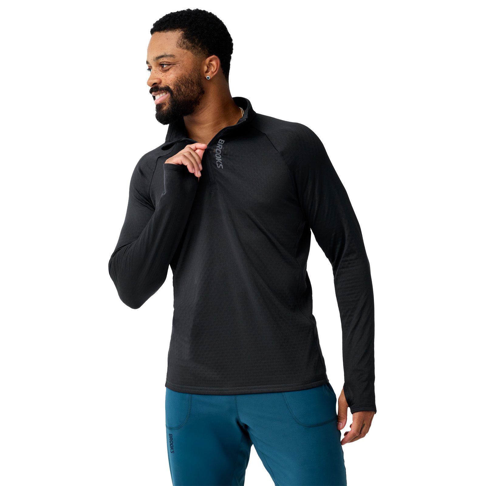 Brooks Langarmshirt Run Visible Thermal Hoodie 2.0 Men 211520-167 Gut sichtbar, warm und bequem