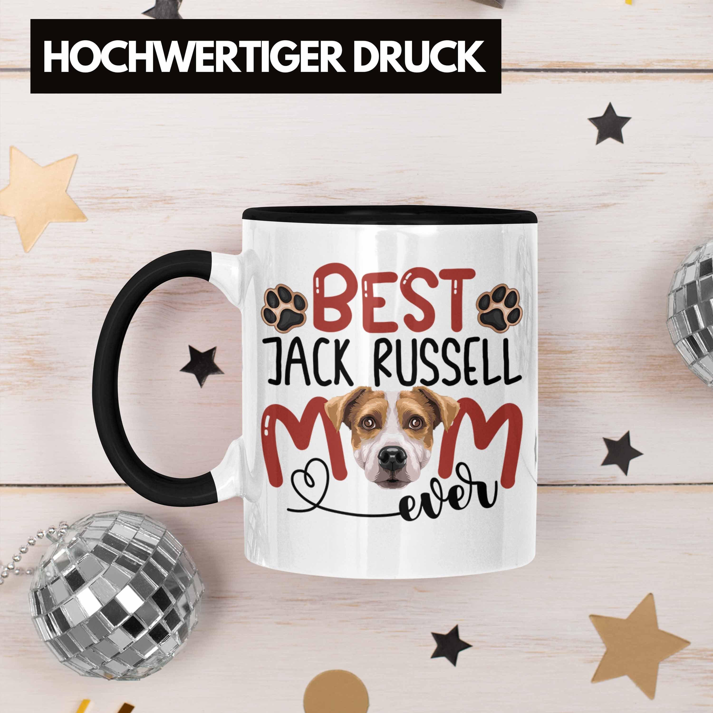 Trendation Tasse Jack Russell Mom Besitzerin Geschenkide Lustiger Tasse Schwarz Geschenk Spruch
