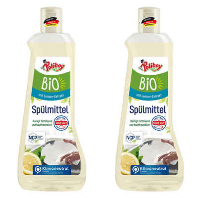 poliboy - 1 Liter - Bio Geschirrspülmittel (perfekt für ökologisches Geschirrspülen - Made in Germany)