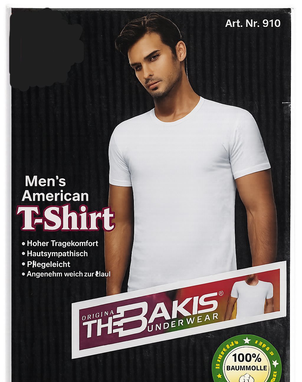 The Bakis T-Shirt American Style, strahlend weiß, 2er und 4er-Sparsets (2-tlg)