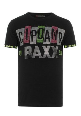 Cipo & Baxx T-Shirt in extravagantem Look
