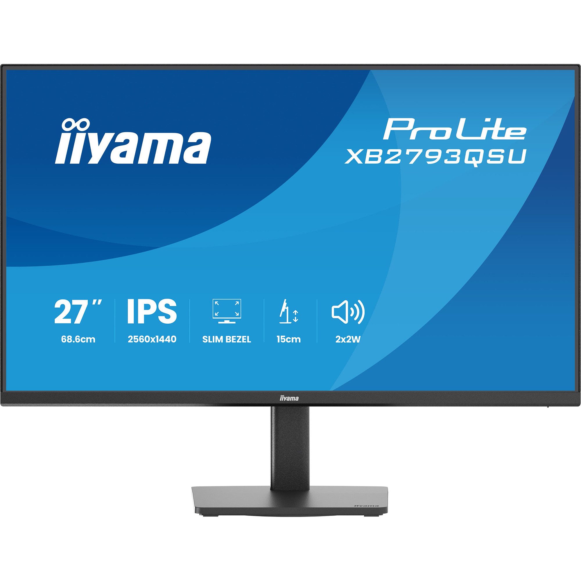 Iiyama iiyama ProLite XB2793QSU-B1, LED-Monitor, (QHD, TFT-Monitor (2560 x 1440 px)