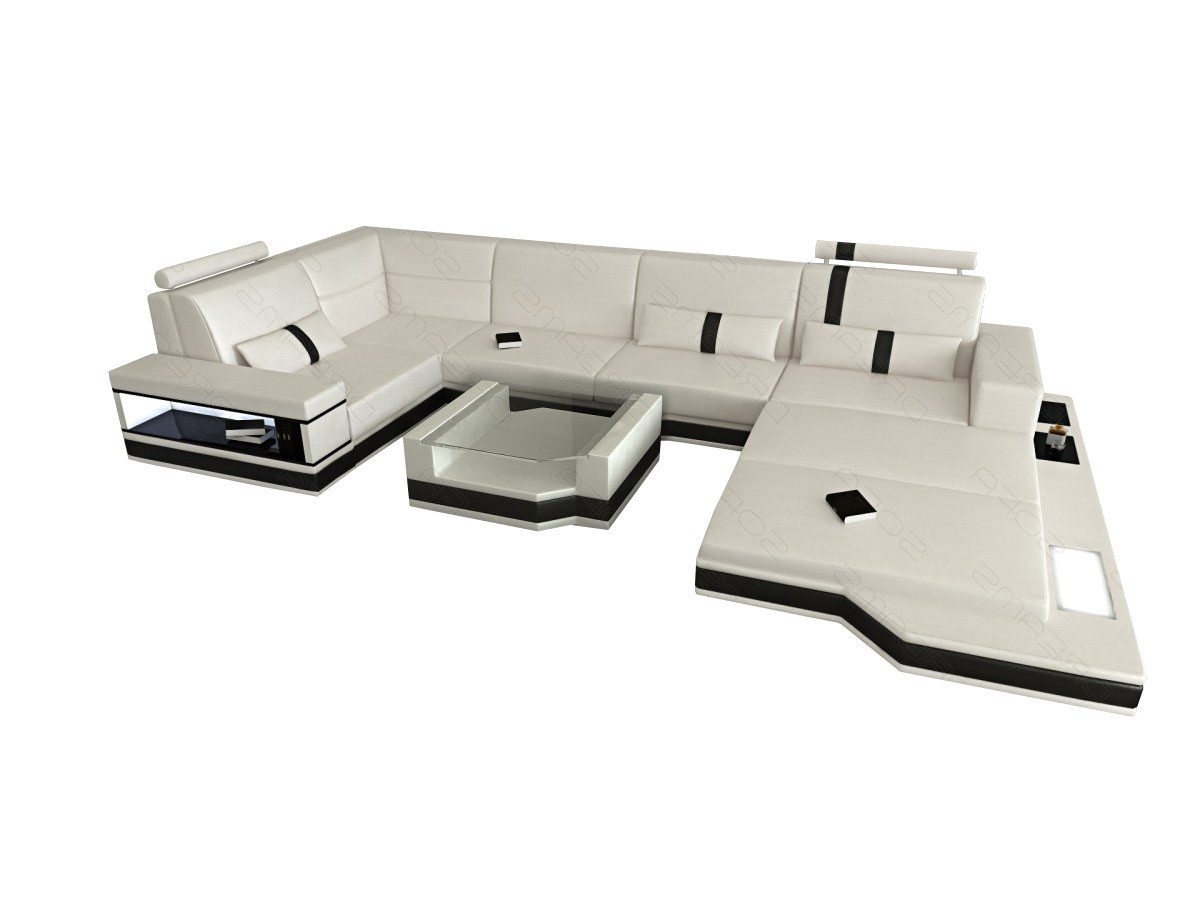 Sofa Dreams Wohnlandschaft Ledersofa Ledercouch Messana günstig online kaufen