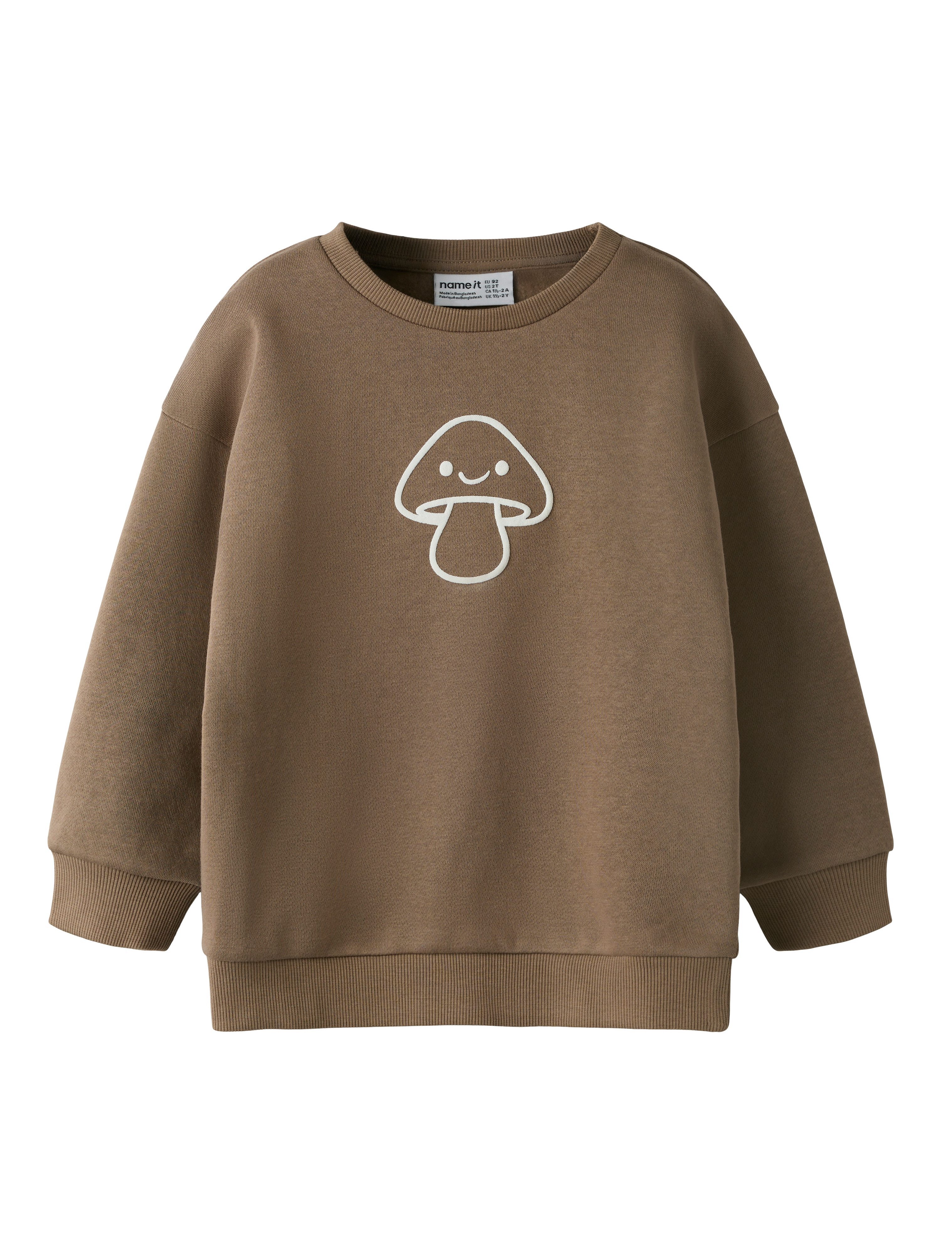 Name It Sweatshirt NMNRILEY LS RLX SWEAT BRU NOOS Baumwollmischung