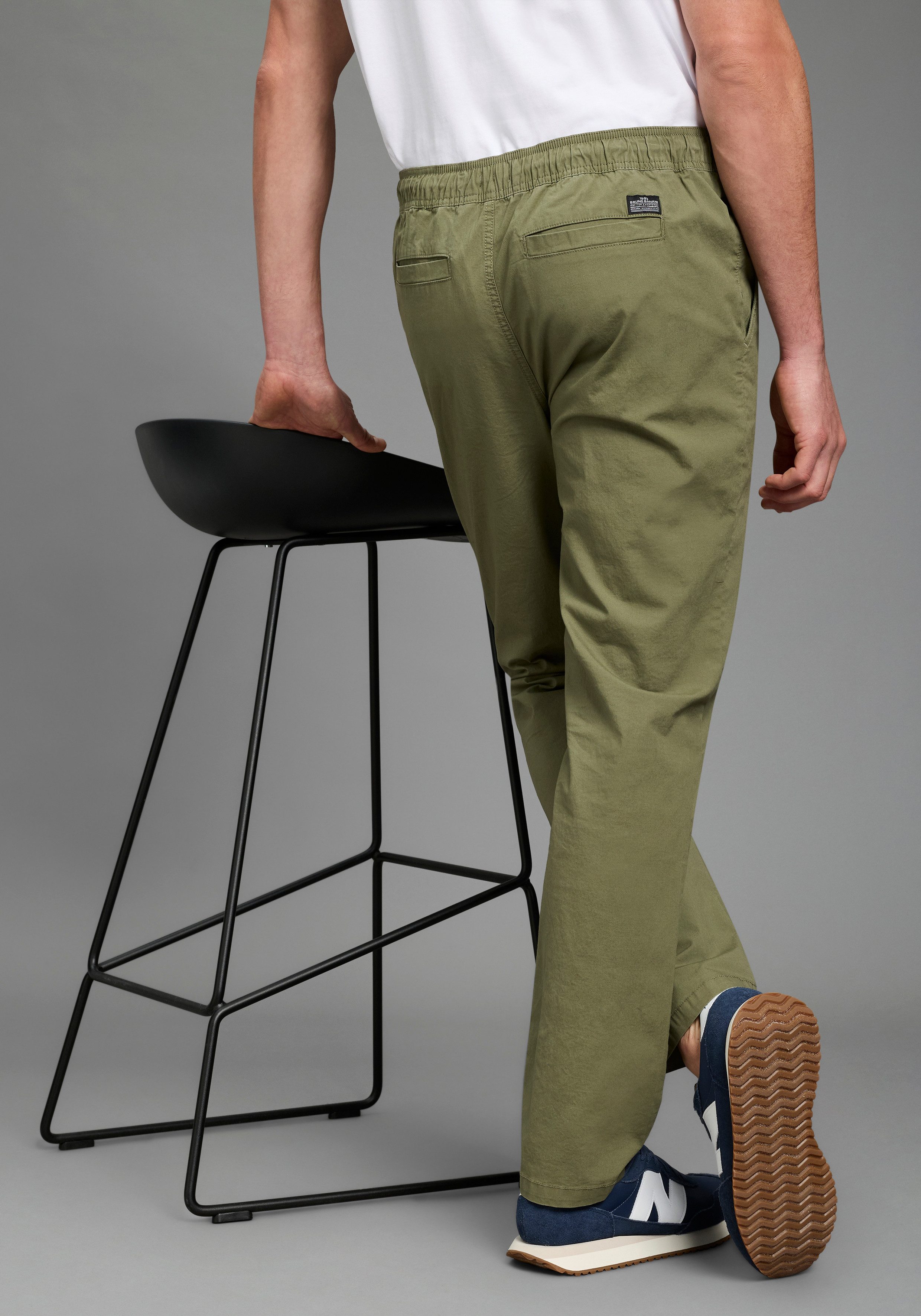Bruno Banani Schlupfhose aus Alpaka und Elasthan, gerades Bein günstig online kaufen