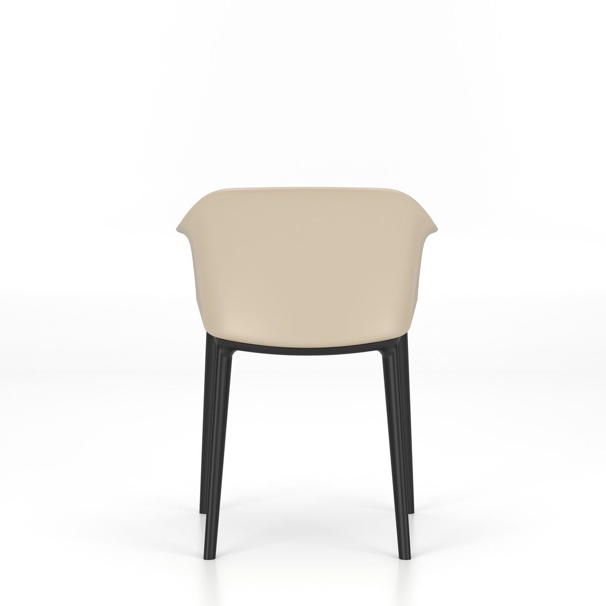 Nowy Styl Besucherstuhl Besucherstuhl Inta Frame - Kunststoff cream/schwarz.
