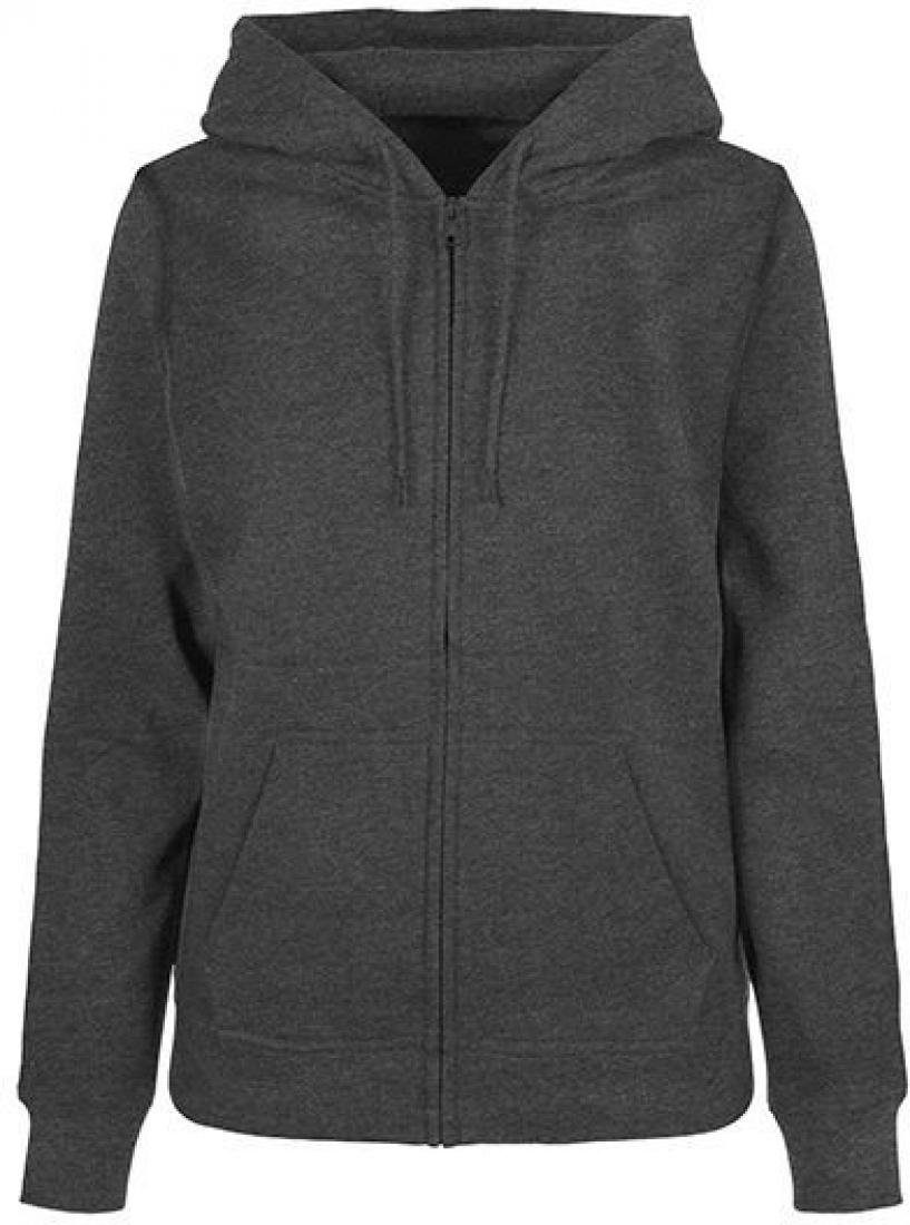 Build Your Brand Sweatjacke Ladies Basic Zip Hoody - Damen Kapuzen Sweatjacke