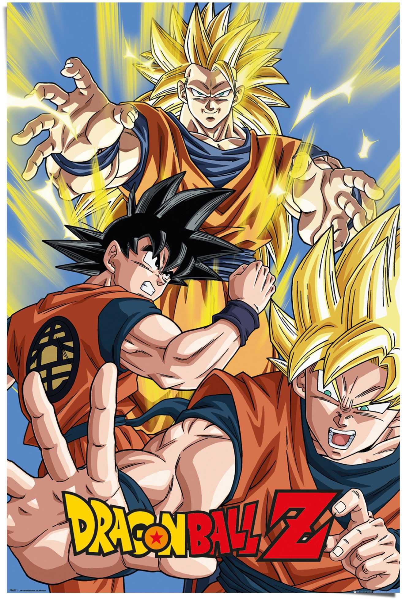 Reinders! Poster Dragon Ball Z Goku, (1 St) | Poster