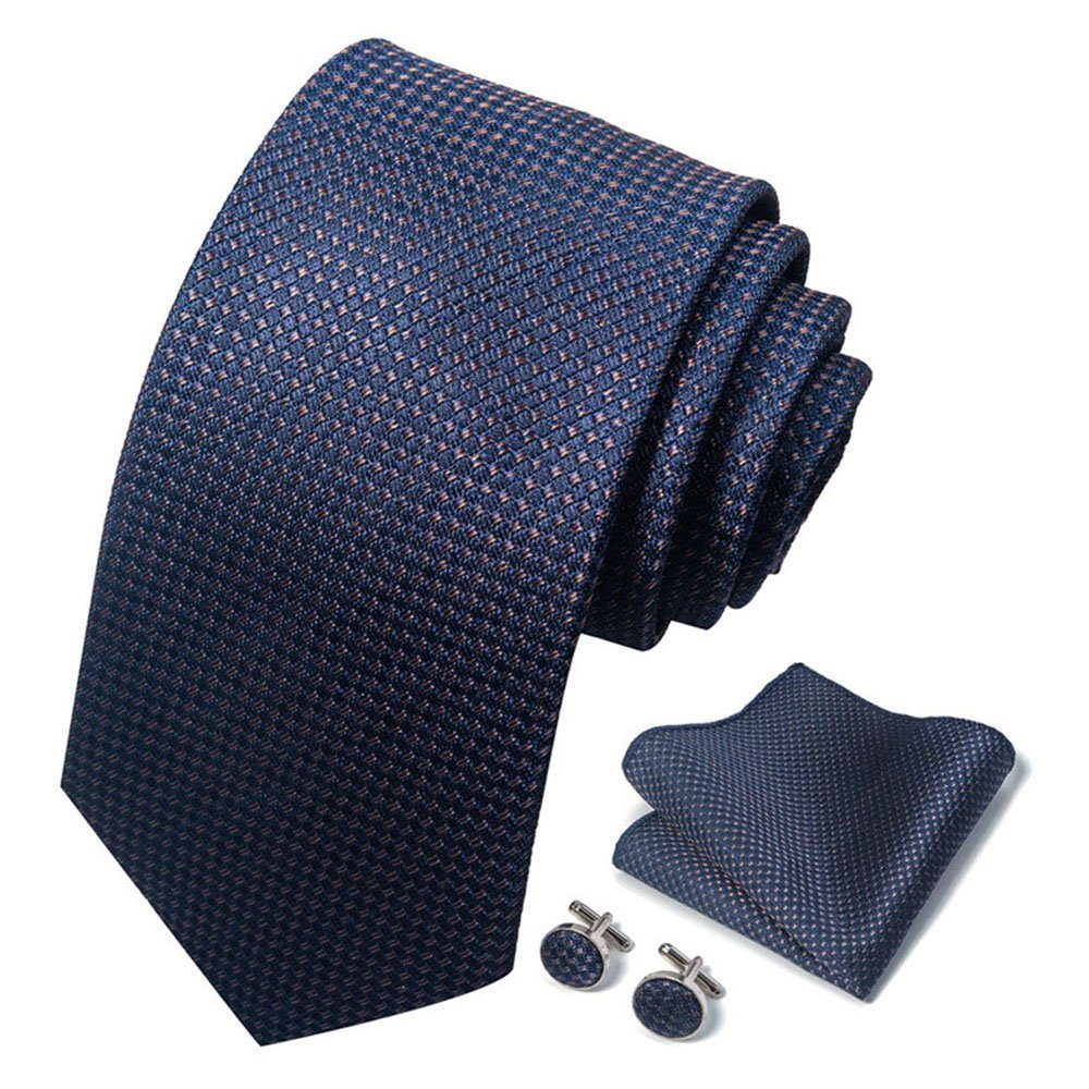 Business-Anzug & Set Einstecktuch Herren CTGtree für Krawatte Krawatte Elegant