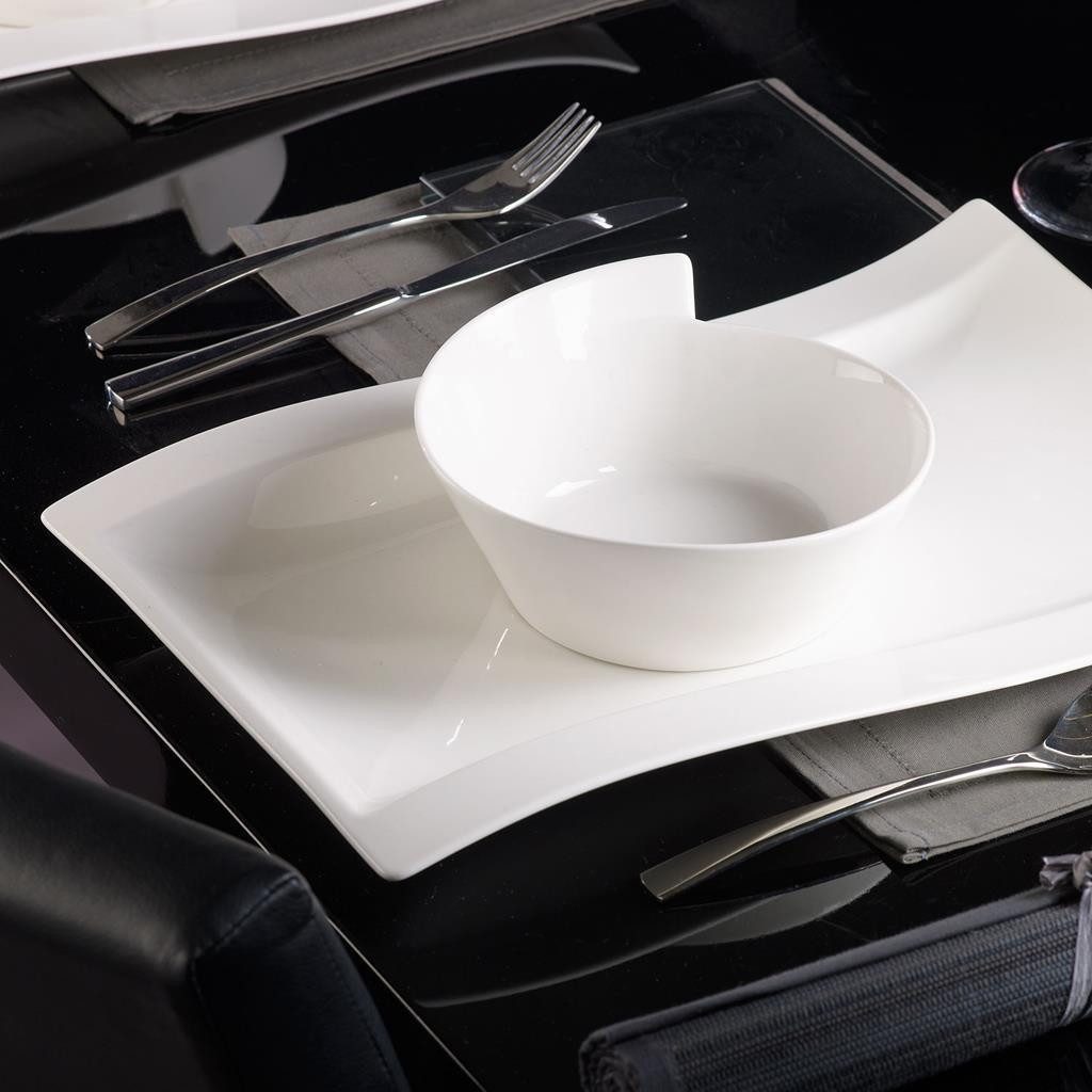 Villeroy & Boch Speiseteller NewWave Gourmetteller 33 x 24 cm 4er Set, (4 St)