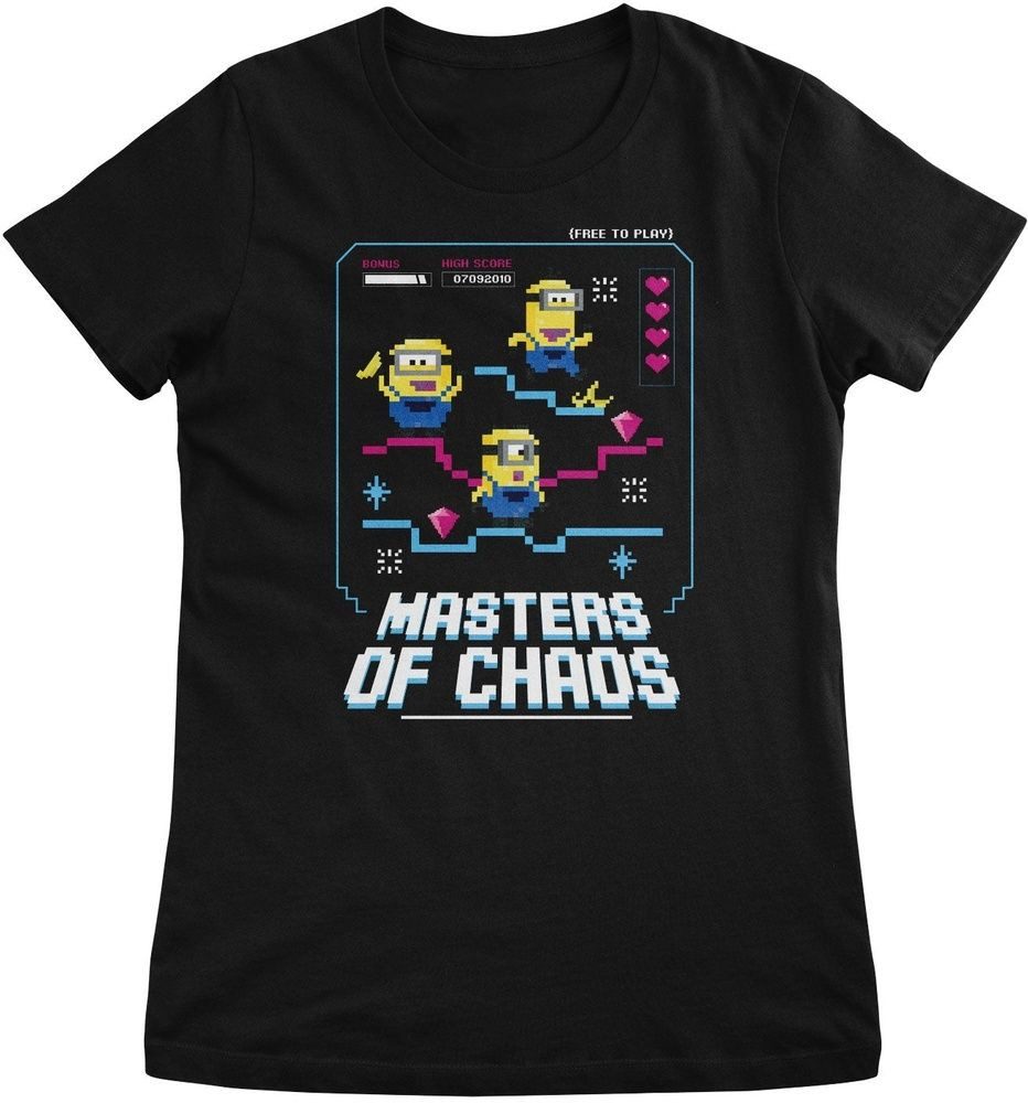 Minions T-Shirt Minions - Masters Of Chaos Girly Tee