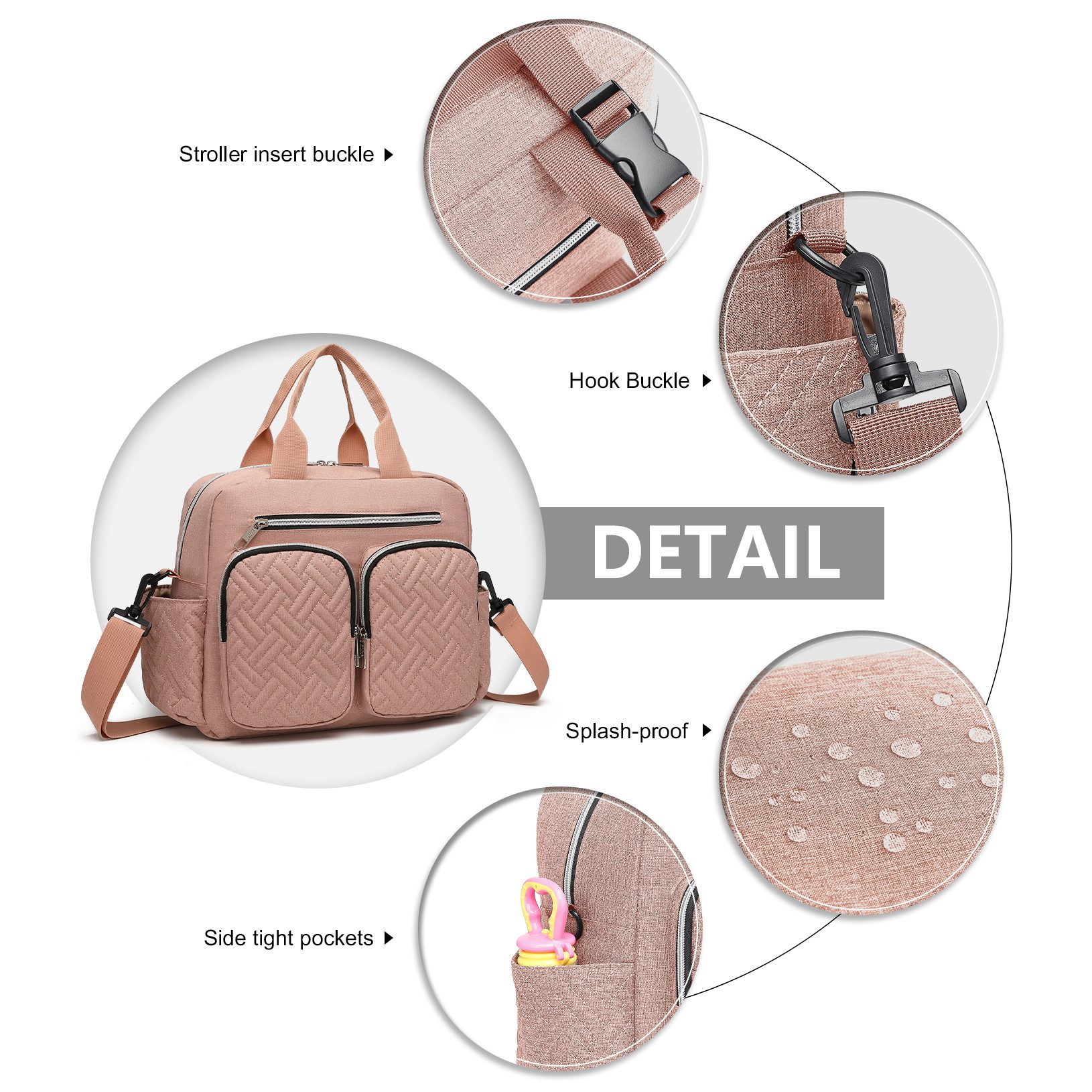 KONO Wickeltasche für Babys – Bild 3 von 5