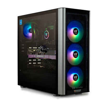 dcl24.de Level 20 RGB Gaming-PC (AMD Ryzen 9 5900X, RTX 3070 Ti, 32 GB RAM, 2000 GB HDD, 1000 GB SSD, Wasserkühlung)