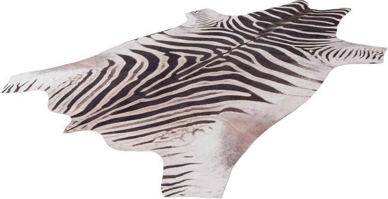 Fellteppich my Toledo 192, Obsession, fellförmig, Höhe: 5 mm, Kunstfell, gedruckte Zebra-Optik, ideal im Wohnzimmer & Schlafzimmer
