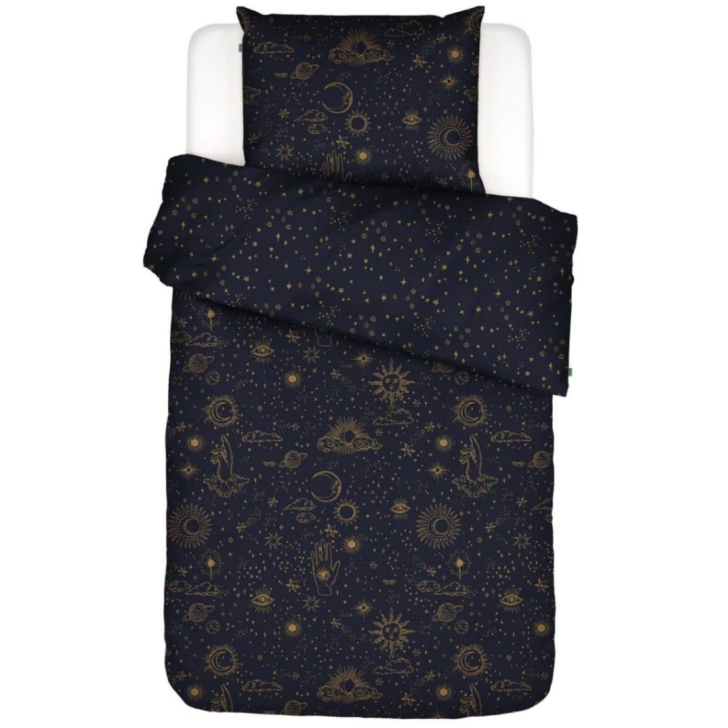 Essenza Bettwäsche That's the Spirit nightblue, Baumwolle, 1 teilig, Sonne, günstig online kaufen