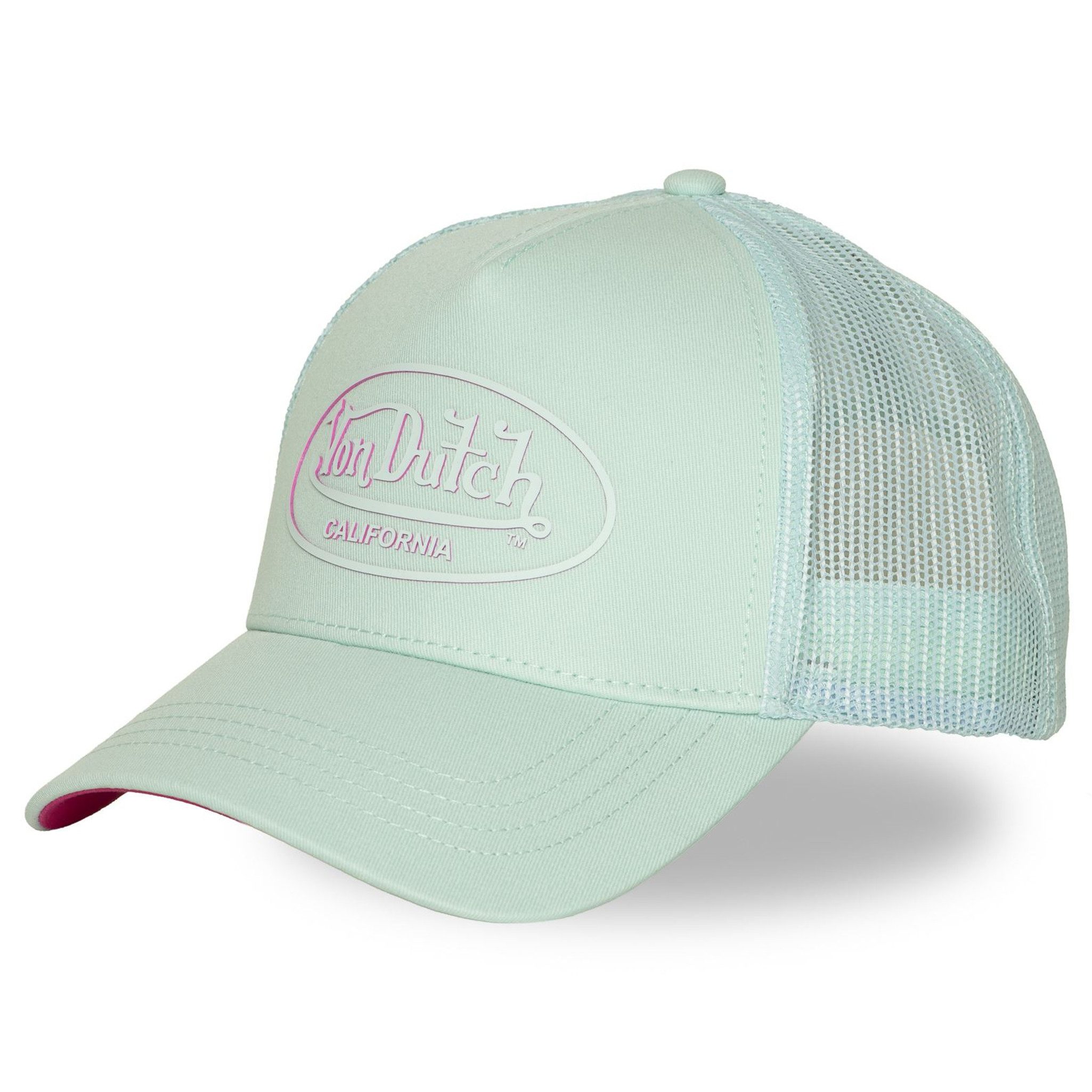 Von Dutch Trucker Cap Von Dutch Originals Trucker Cap - CALIFORNIA Twill Rubber T/T (Basecap, Basecap, Meshcap, Trucker Kappe)