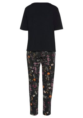 LASCANA Pyjama (2 tlg) mit Wildblumen Muster