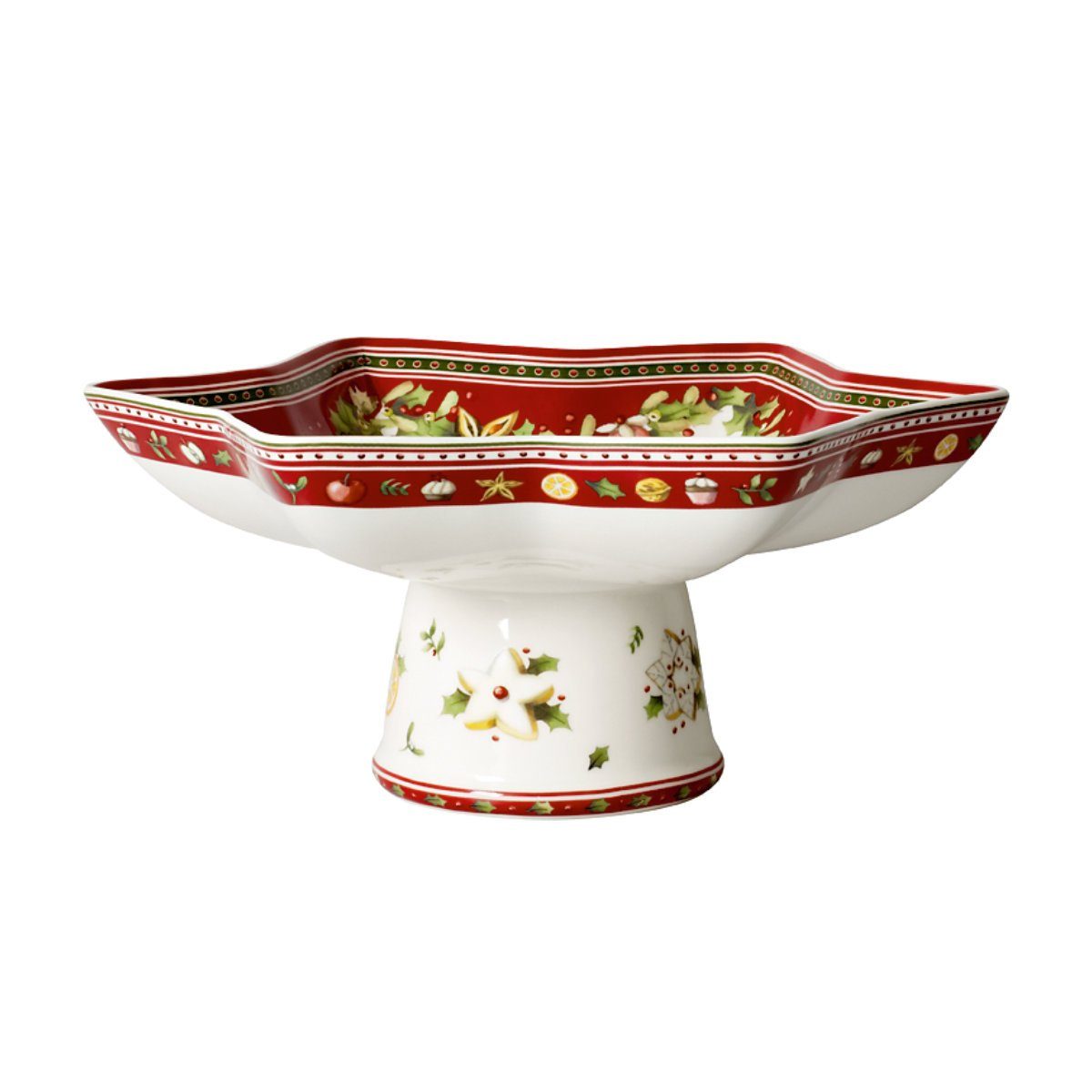 Villeroy & Boch Schale Winter Bakery Delight Weihnachtsdekoration, Porzellan, 27x21x12 cm