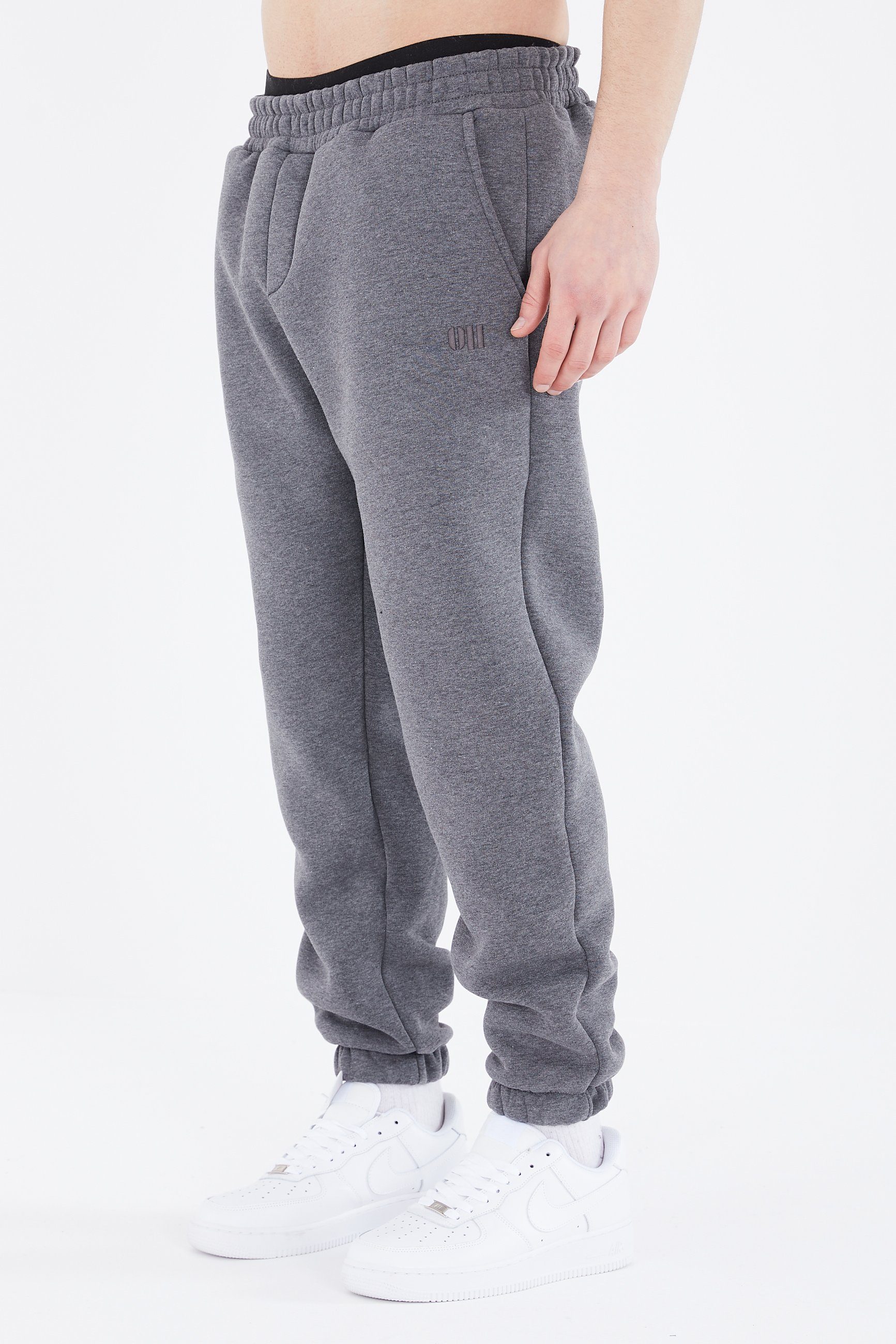 COFI Casuals Jogginghose Basic Jogginghose Oversize Fit Baumwolle