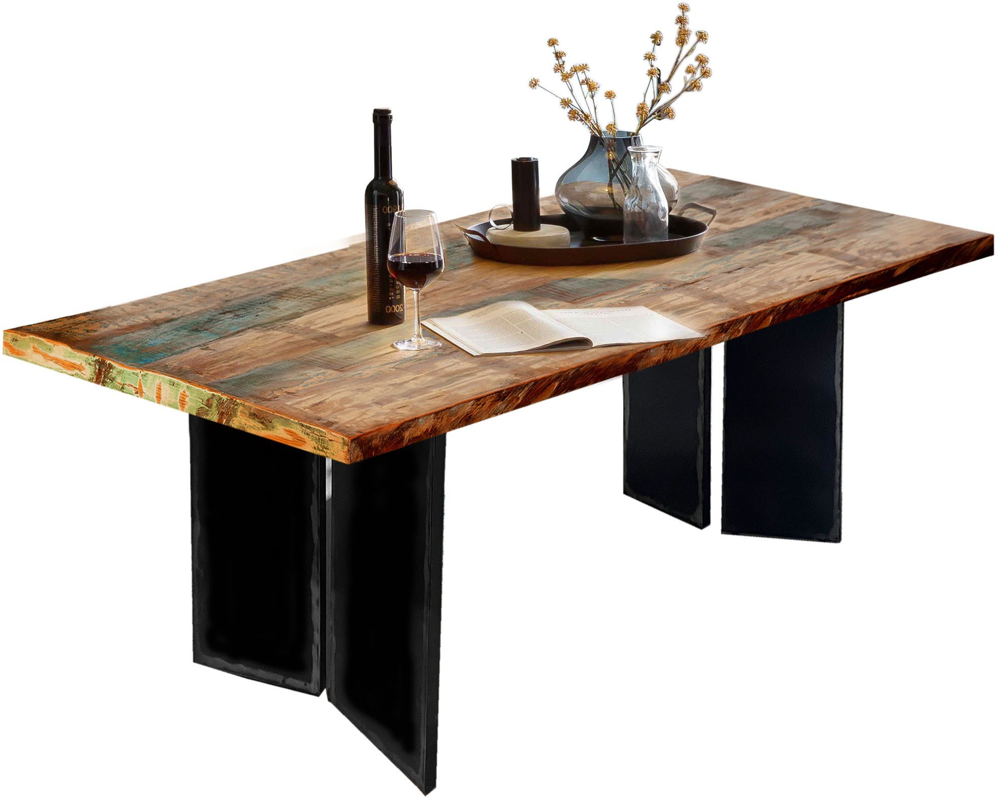 SIT Esstisch (1-St), Platte bunt lackiert