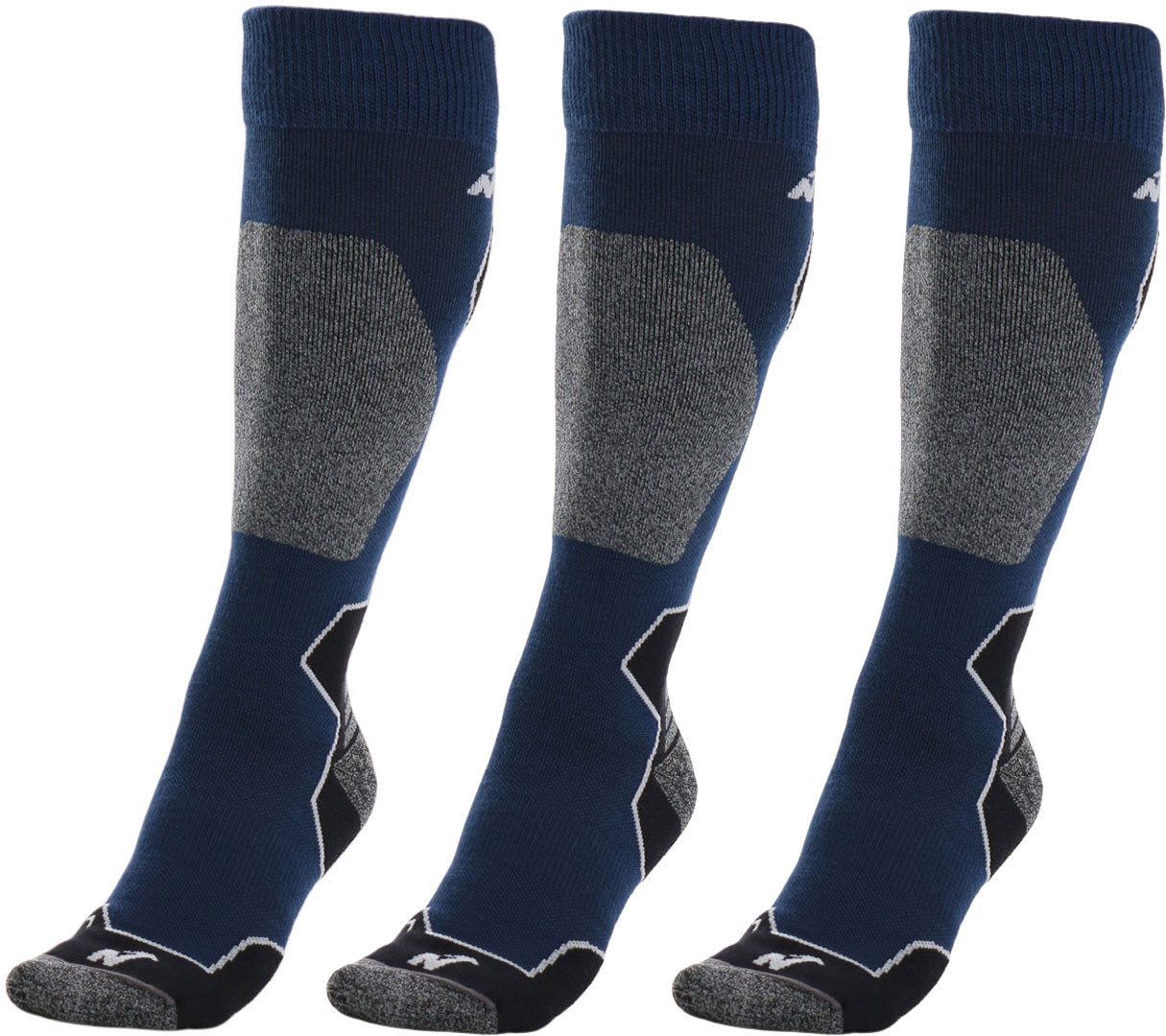 Skisocken NORDICA HIGH PERFORMANCE MEN 3er Pack Socken dark blue/black/white 2