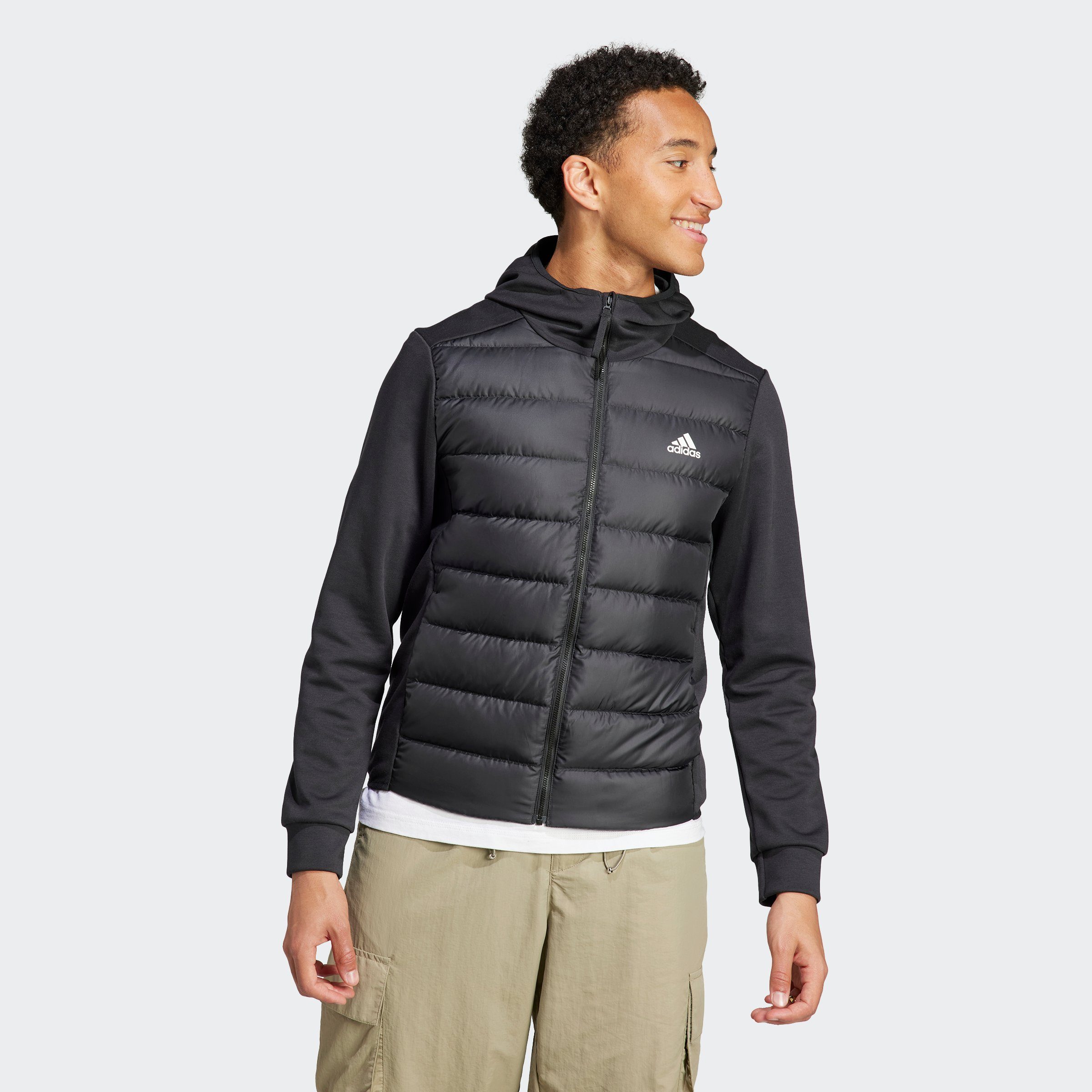 DWN ESS black Sportswear adidas HYB Outdoorjacke J