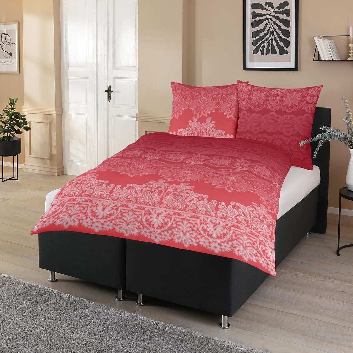 TRAUMSCHLAF Bettwäsche Demir, Biber, 2 teilig, günstig online kaufen