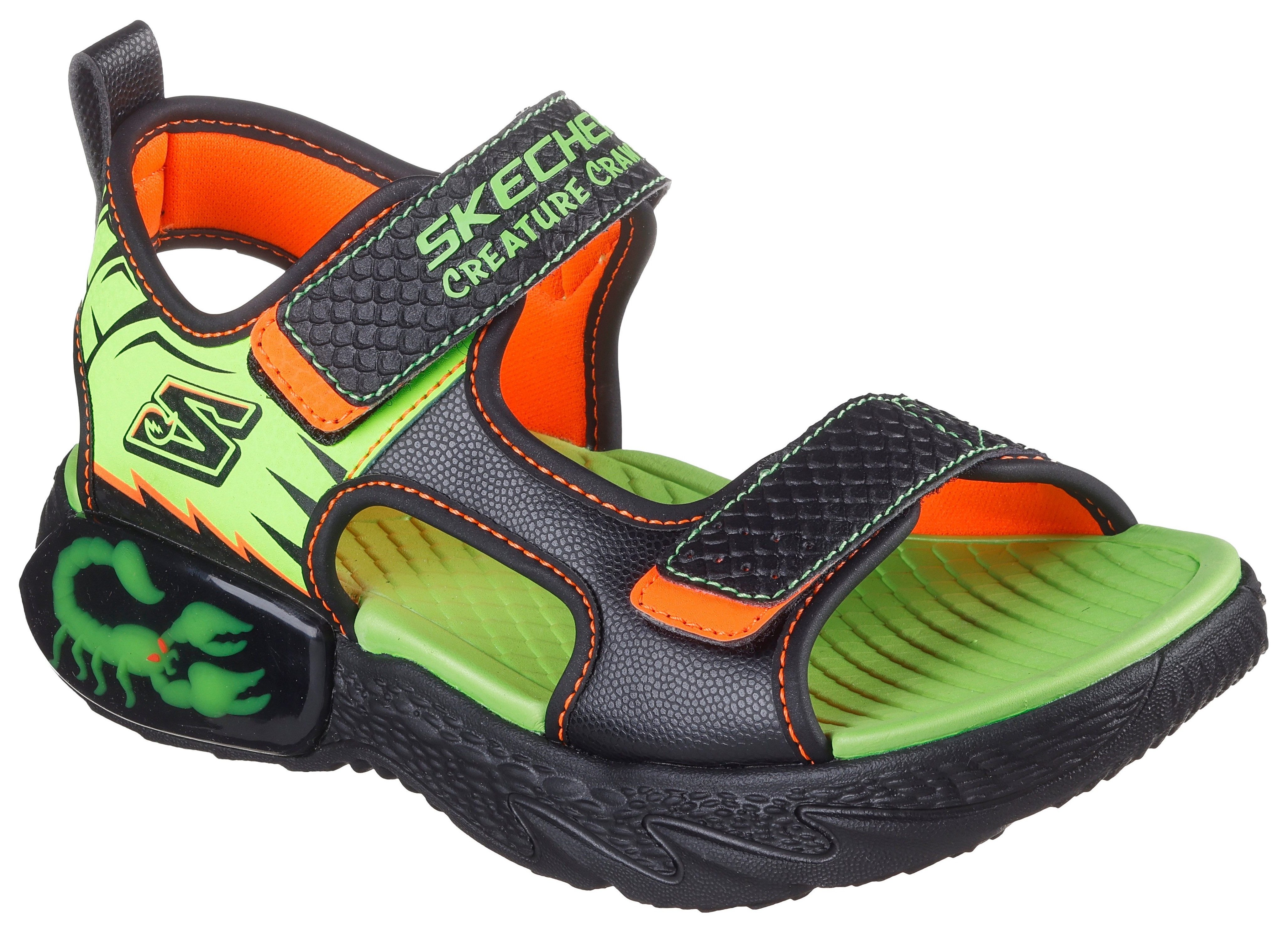 Skechers CREATURE-SPLASH Sandale, Klettsandale mit coolem günstig online kaufen