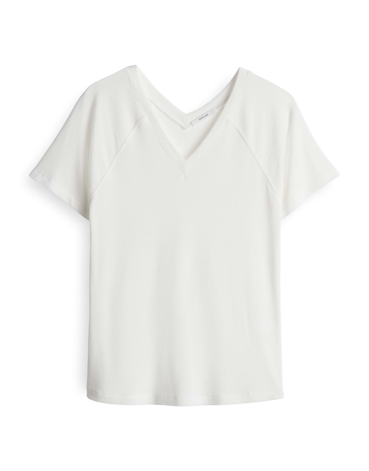 OPUS Kurzarmshirt SAVELLA Slim mit feiner Rippstruktur günstig online kaufen