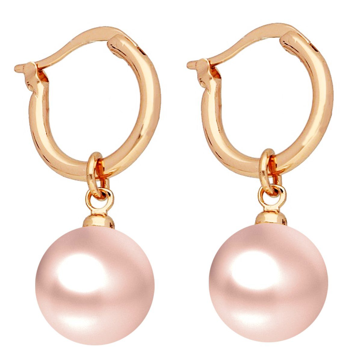 LÖB Paar Creolen 18K Roségold vergoldet günstig online kaufen