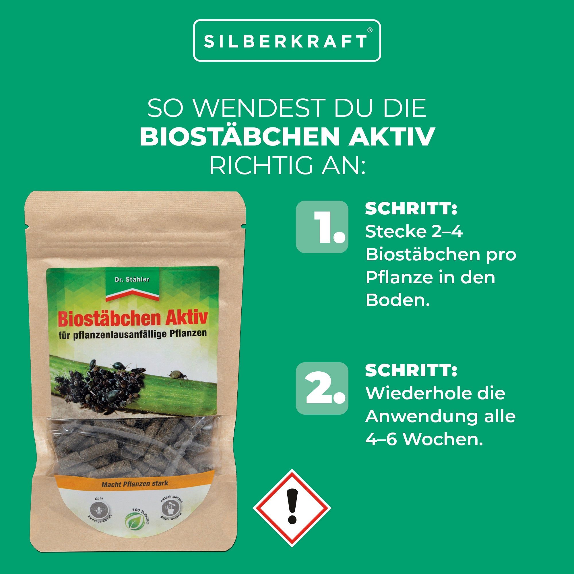 Silberkraft Pflanzenstärkungsmittel Biostäbchen Aktiv: Hochwirksames Pflanz günstig online kaufen