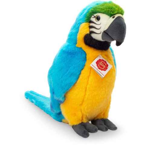 Teddy Hermann® Kuscheltier Papagei Gelbbrustara, 26 cm, zum Teil aus recyceltem Material